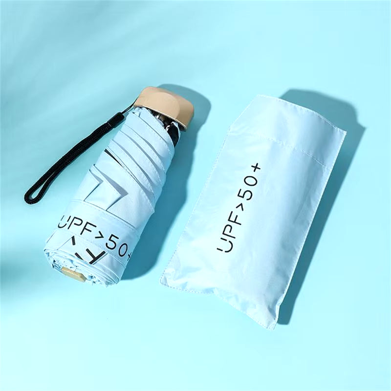 Mini Pocket Rain Umbrella Sun Shade Umbrella Women Rain Umbrella UV Sun Umbrella Capsule Umbrella Business Umbrella It