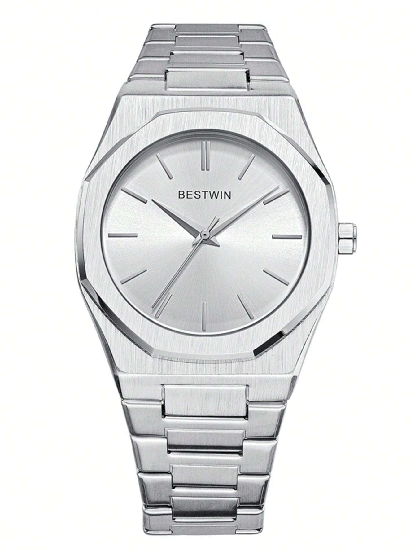 GORBEN Men round Pointer Quartz Watch Father