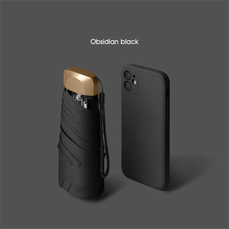 Mini Pocket Rain Umbrella Sun Shade Umbrella Women Rain Umbrella UV Sun Umbrella Capsule Umbrella Business Umbrella It
