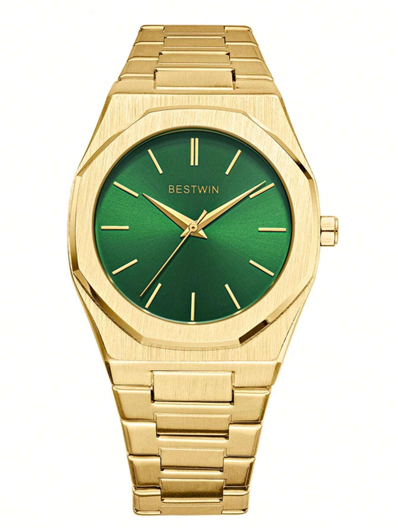 GORBEN Men round Pointer Quartz Watch Father