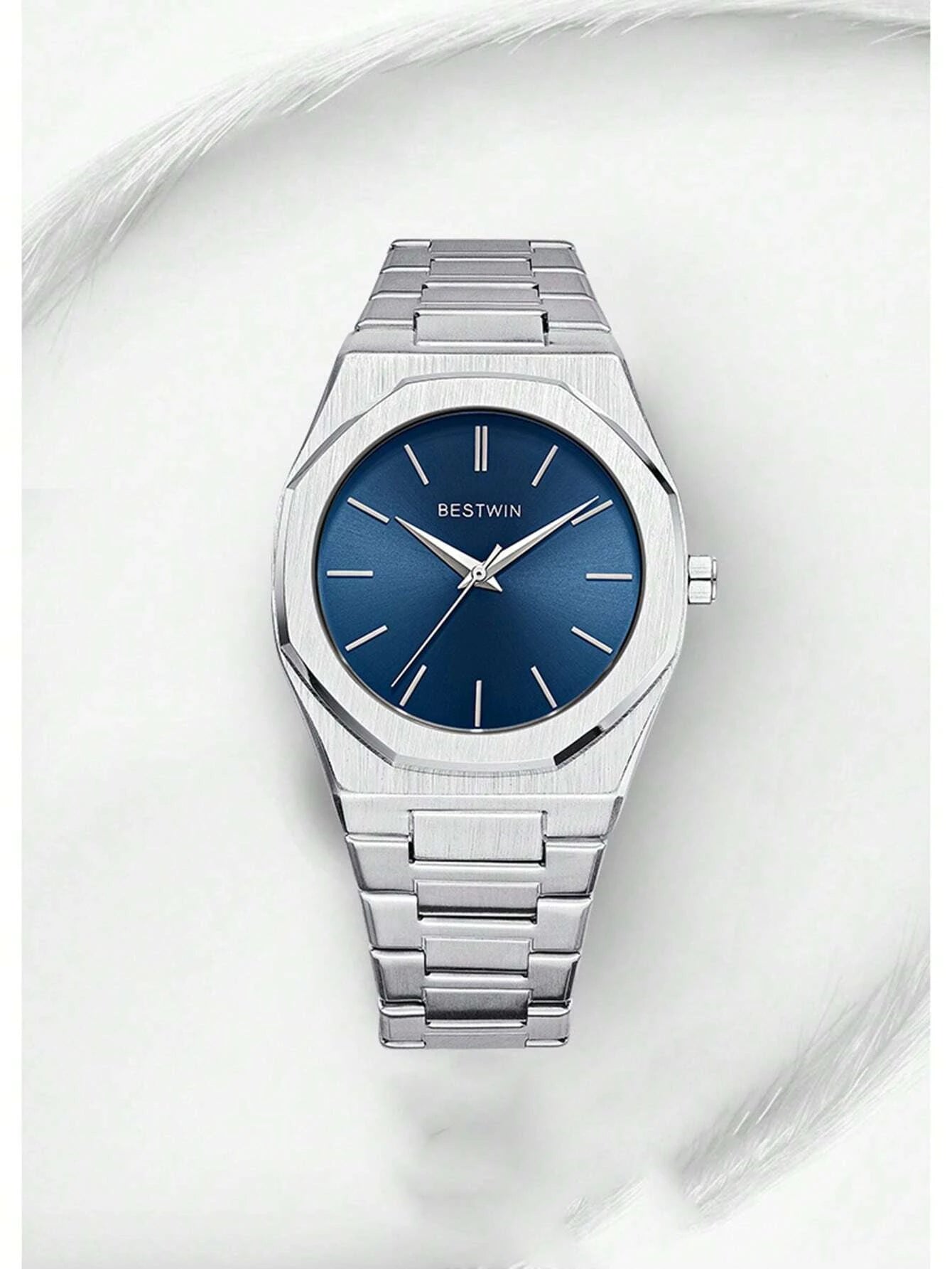 GORBEN Men round Pointer Quartz Watch Father