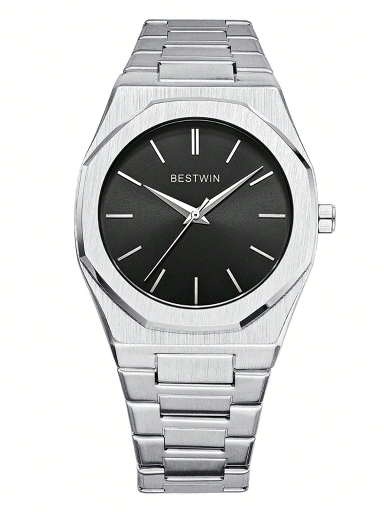 GORBEN Men round Pointer Quartz Watch Father
