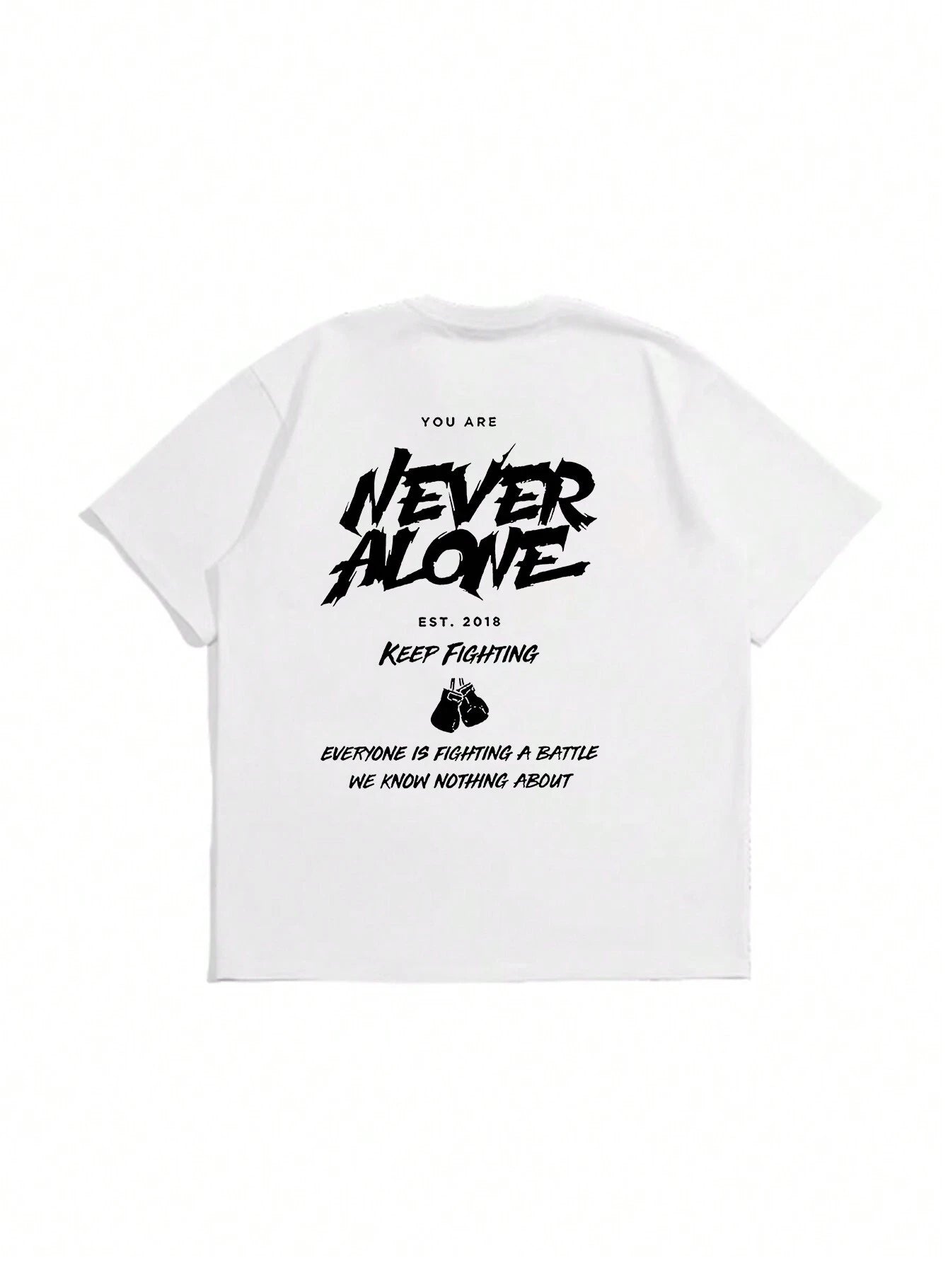 Men Slogan Graphic Tee