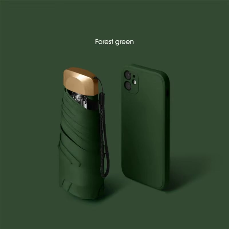Mini Pocket Rain Umbrella Sun Shade Umbrella Women Rain Umbrella UV Sun Umbrella Capsule Umbrella Business Umbrella It