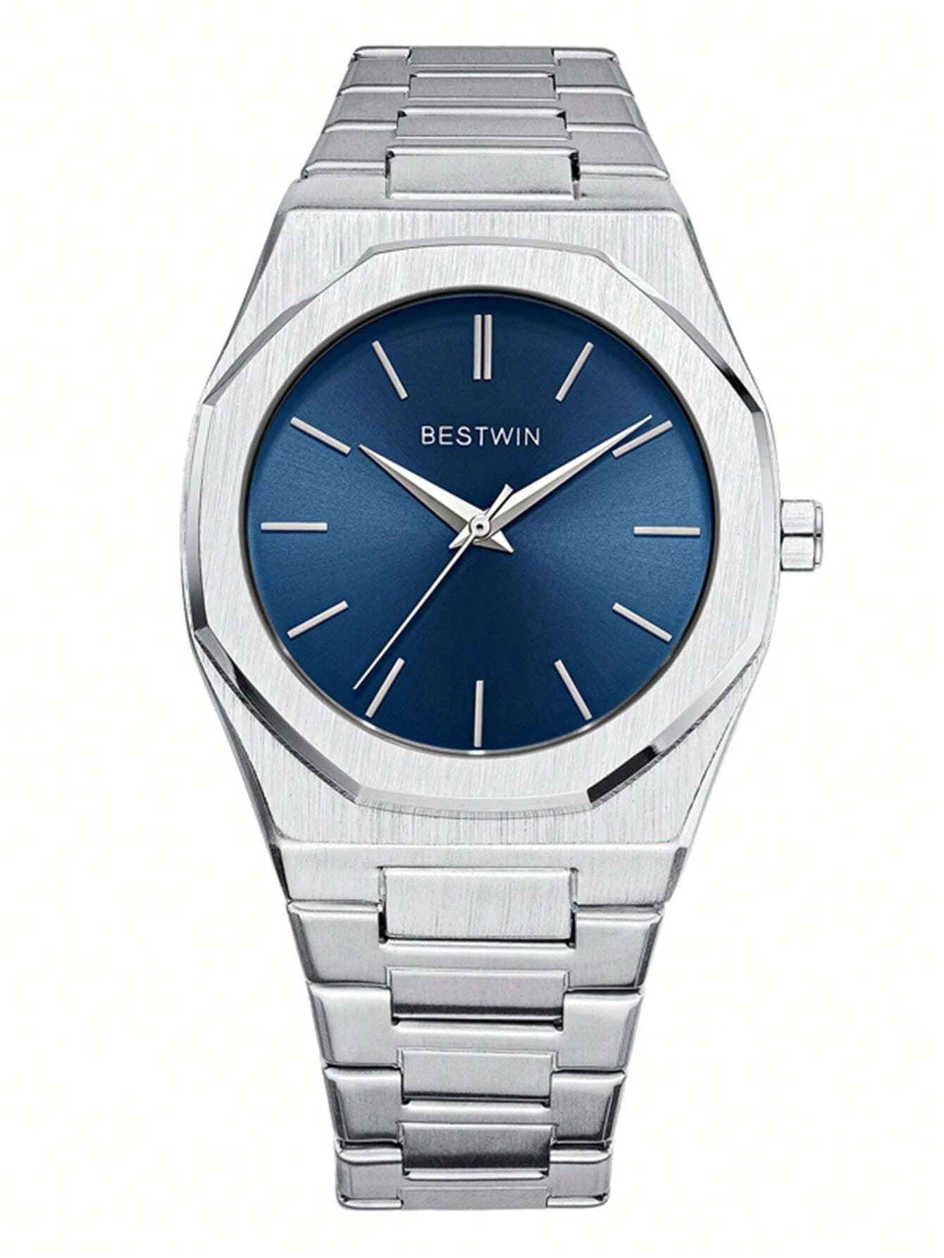 GORBEN Men round Pointer Quartz Watch Father