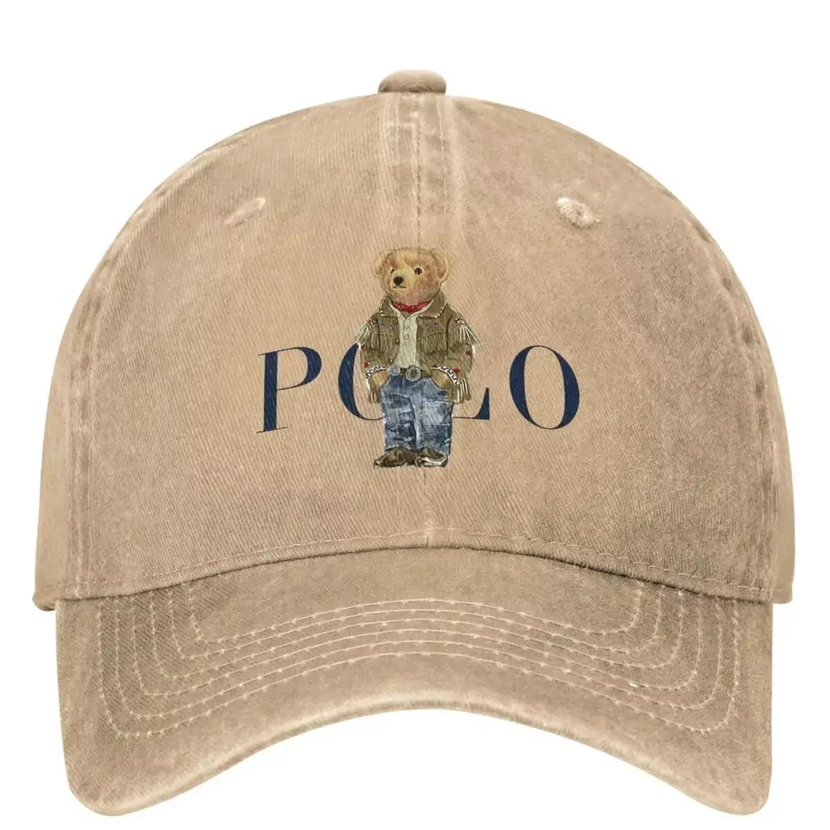 Kawaii Bears Baseball Cap Classic Polo Denim Cap Unisex Teens Trucker Dad Hat Sunshade Running Hippie Snapback Cap