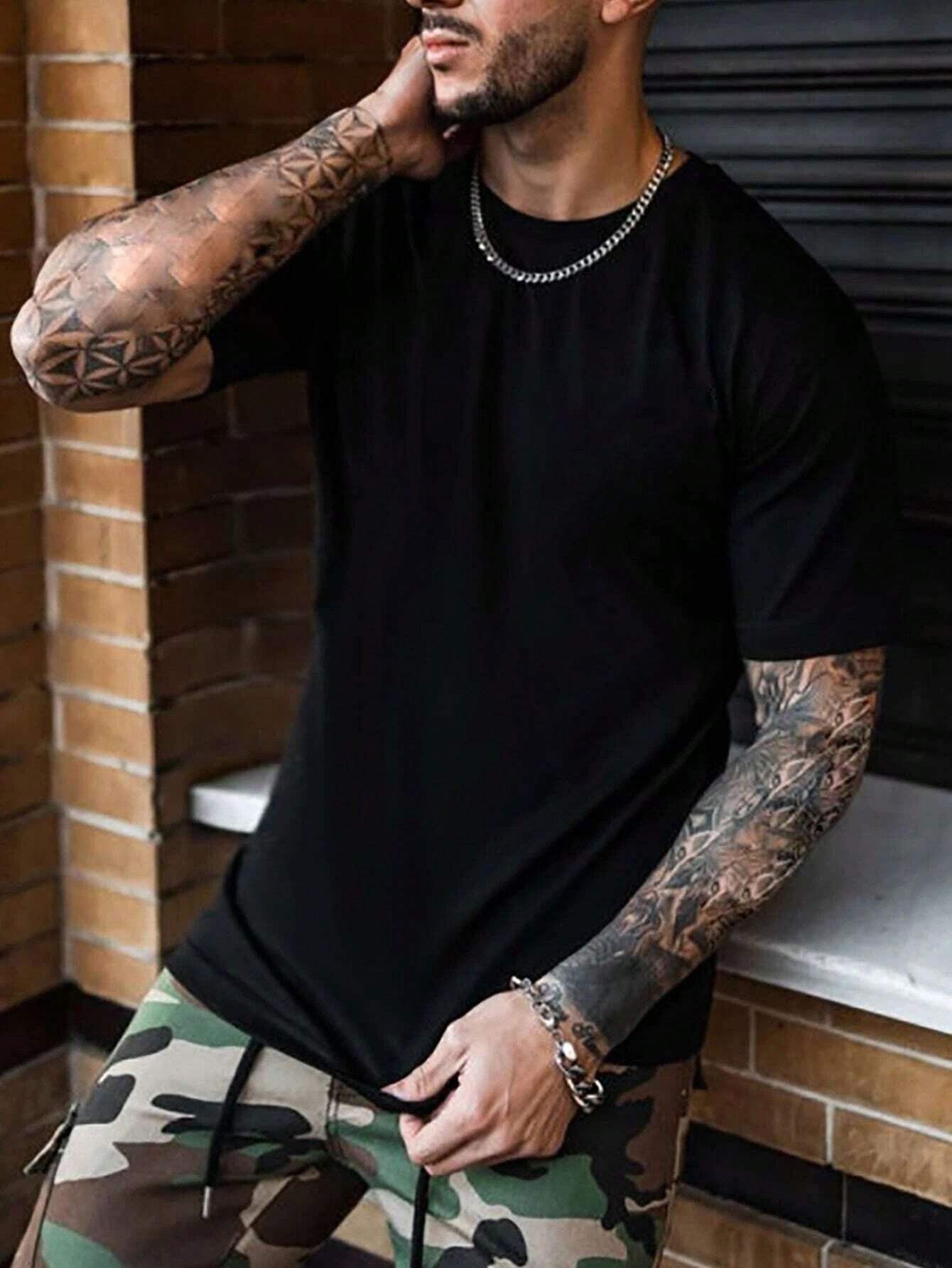 Men Slogan Graphic Tee