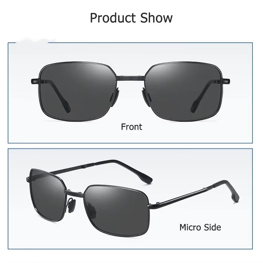 UV400 Polarized Sunglasses Man Portable Foldable Shade Windshield Avoid Flying Insects Photochromic Eyeglass Bicycle Accessories