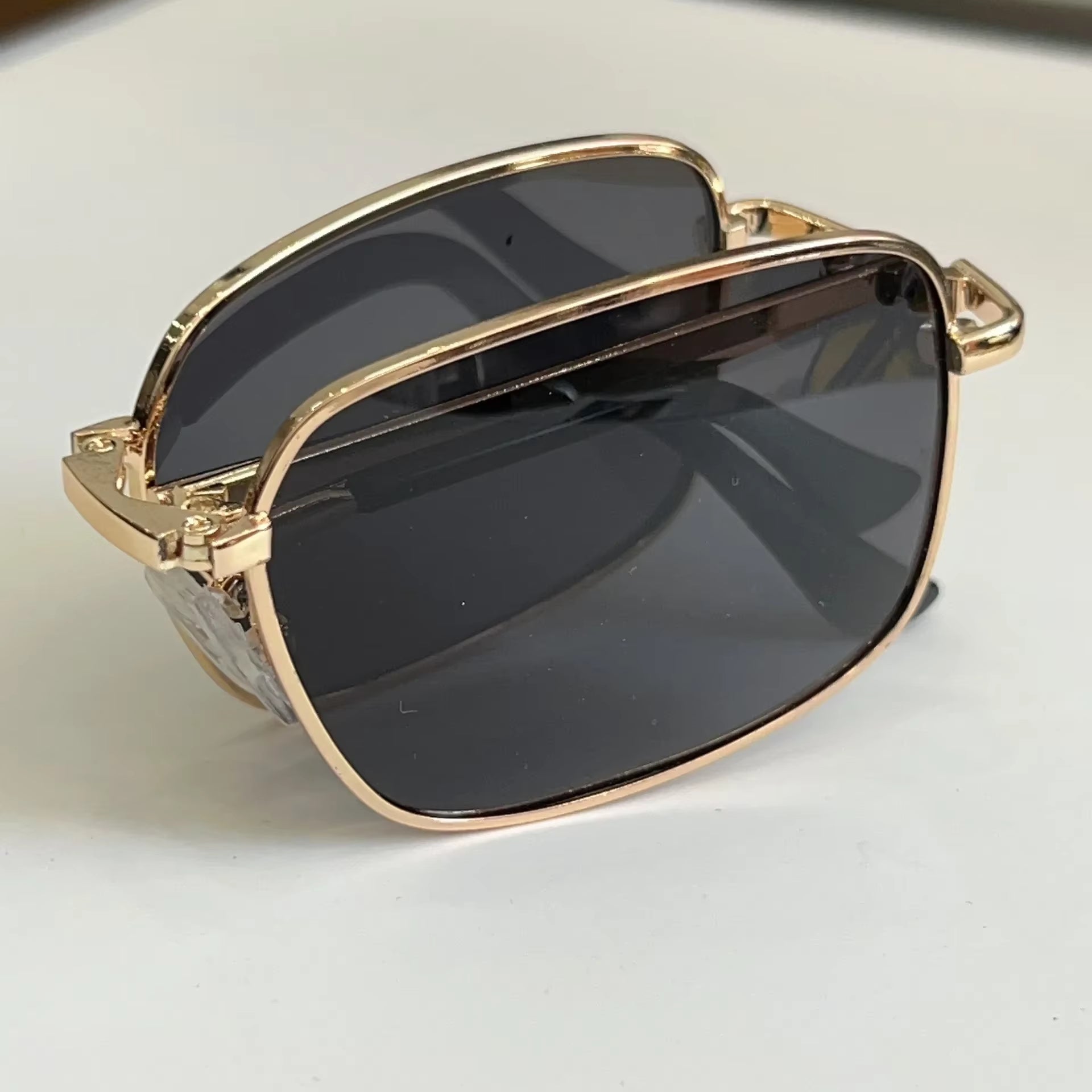 UV400 Polarized Sunglasses Man Portable Foldable Shade Windshield Avoid Flying Insects Photochromic Eyeglass Bicycle Accessories